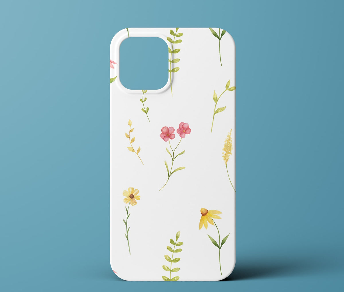 White flower phone case