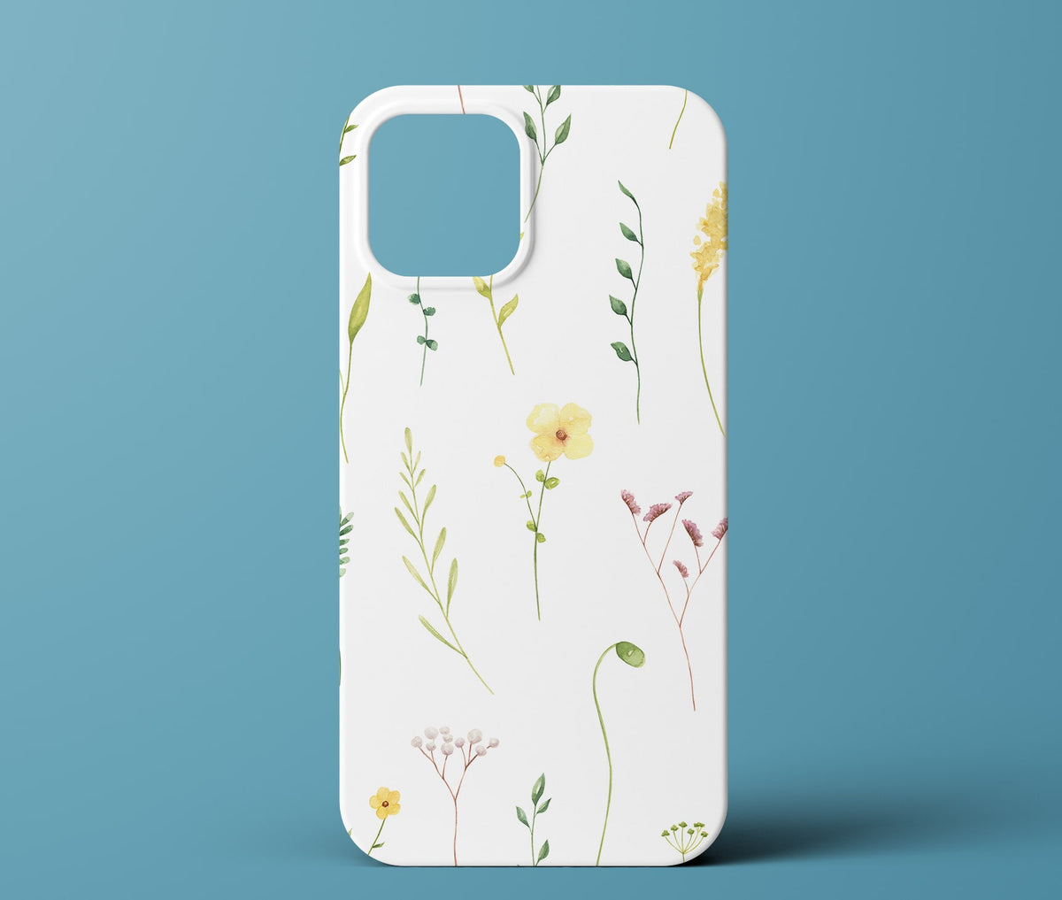 Yellow flower phone case
