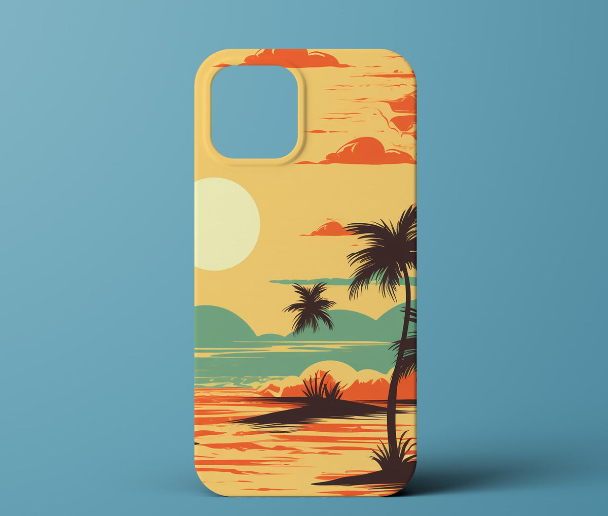 Yellow Sunset Phone Case