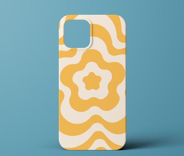 Yellow flower phone case