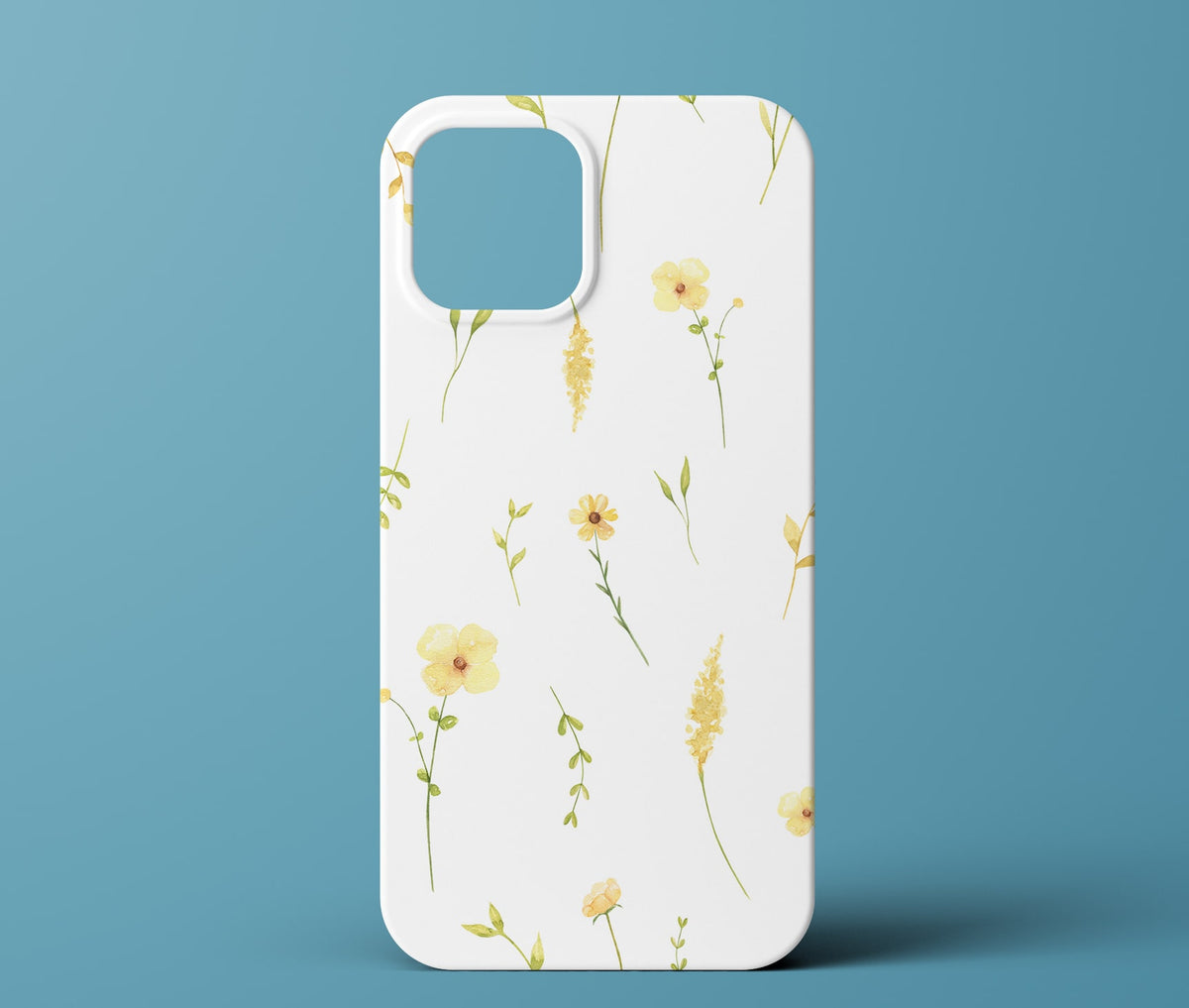 Yellow flowers phone case