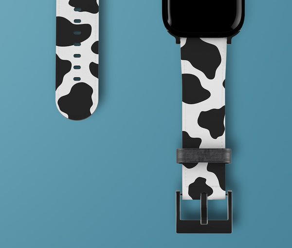 cow print watch strap